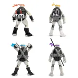 Фигурки Черепашки-ниндзя Донателло, Леонардо, Рафаэль, Микеланджело IDW Comics (Ч/Б) BST AXN 30см