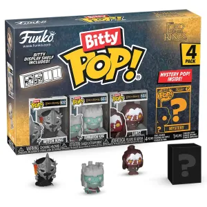 Фигурка Funko Bitty POP! LOTR Witch King+Dunharrow King+Lurts+Mystery (1 of 4) 4PK 75459