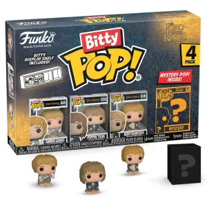 Набор Funko Bitty POP! LOTR Samwise Gamgee+Pippin Took+Merry Brandybuck+Mystery (1 of 4) 4шт 75458