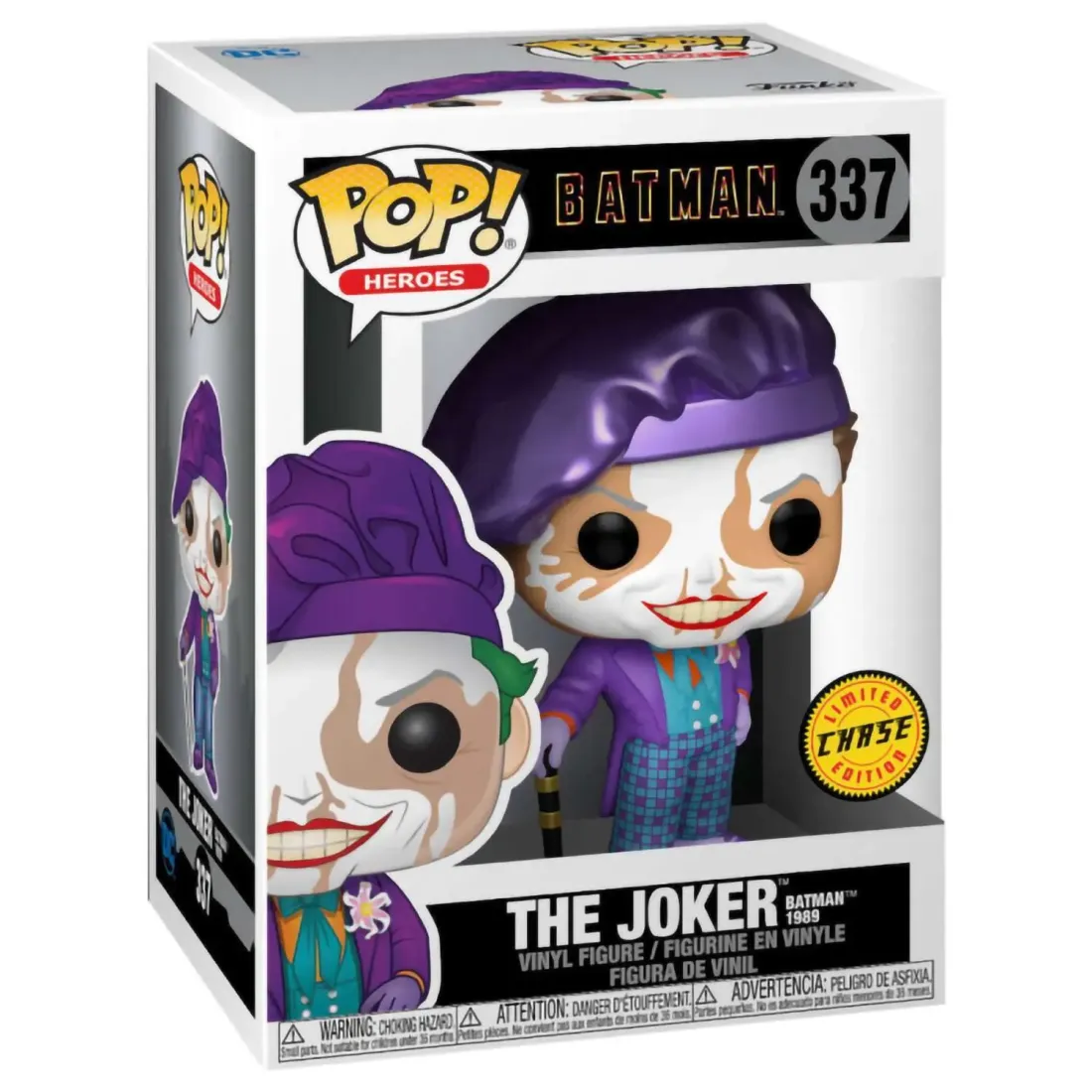 Фигурка Funko POP! Heroes DC Batman 1989 Joker w/Hat w/Chase (337) 47709