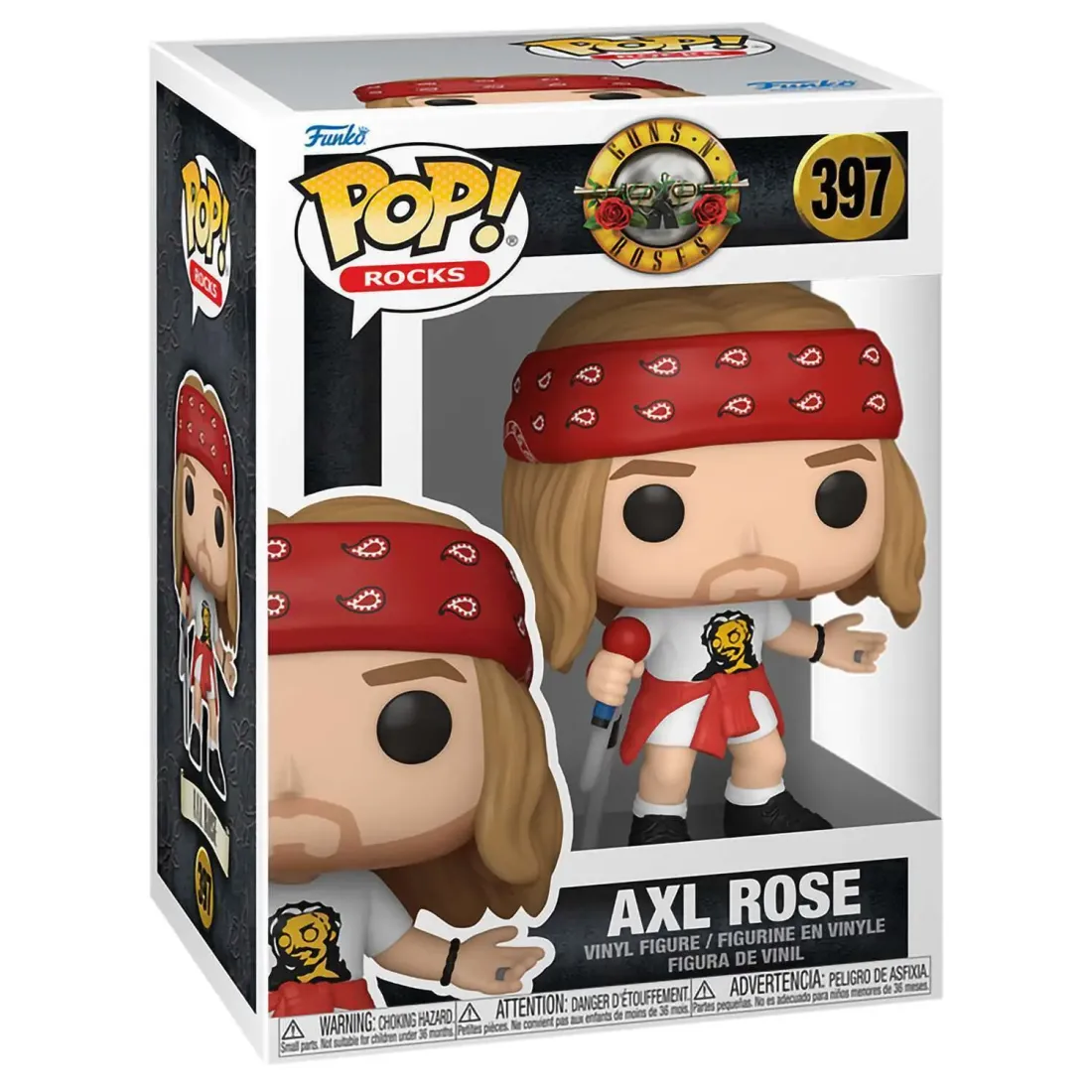 Фигурка Funko POP! Rocks Guns N\' Roses Axl Rose with Red Bandana w/Chase (397) 80482