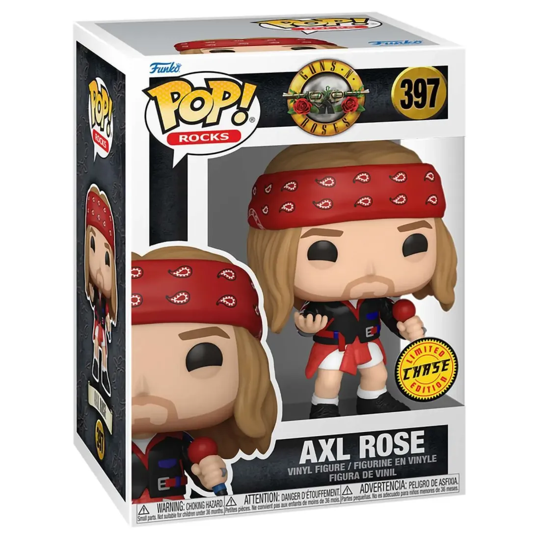 Фигурка Funko POP! Rocks Guns N\' Roses Axl Rose with Red Bandana w/Chase (397) 80482