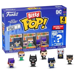 Набор Funko Bitty POP! DC Comics S4 Batman+The Riddler+Batgirl+Mystery (1 of 4) 4шт 71314