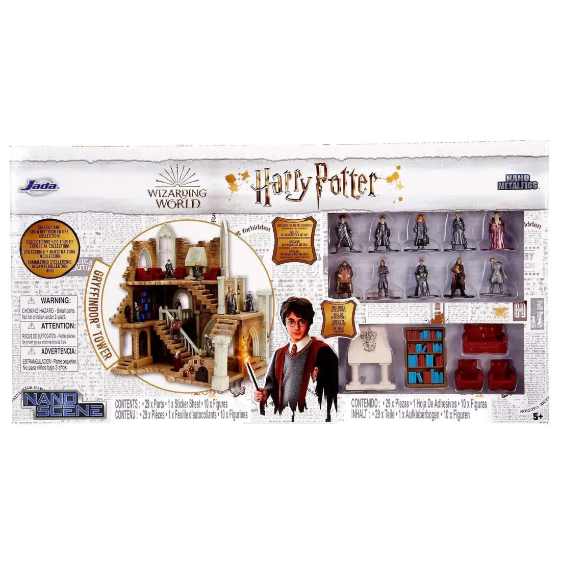 Набор фигурок 1.65" Nano-Harry Potter Collectors Enviroment Harry Potter Value Box 10 фигурок 080131