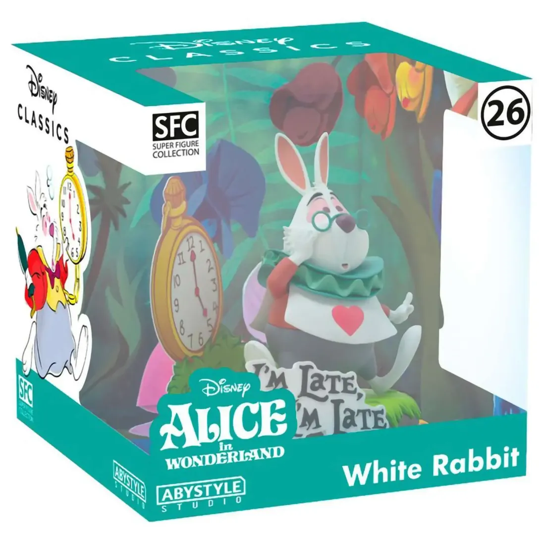 Фигурка Disney Алиса в Стране чудес White rabbit 10см ABYFIG043