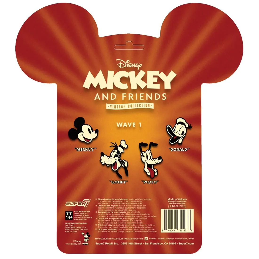 Фигурка Disney Vintage Coll Mickey RE-DISNW01-BLM-01