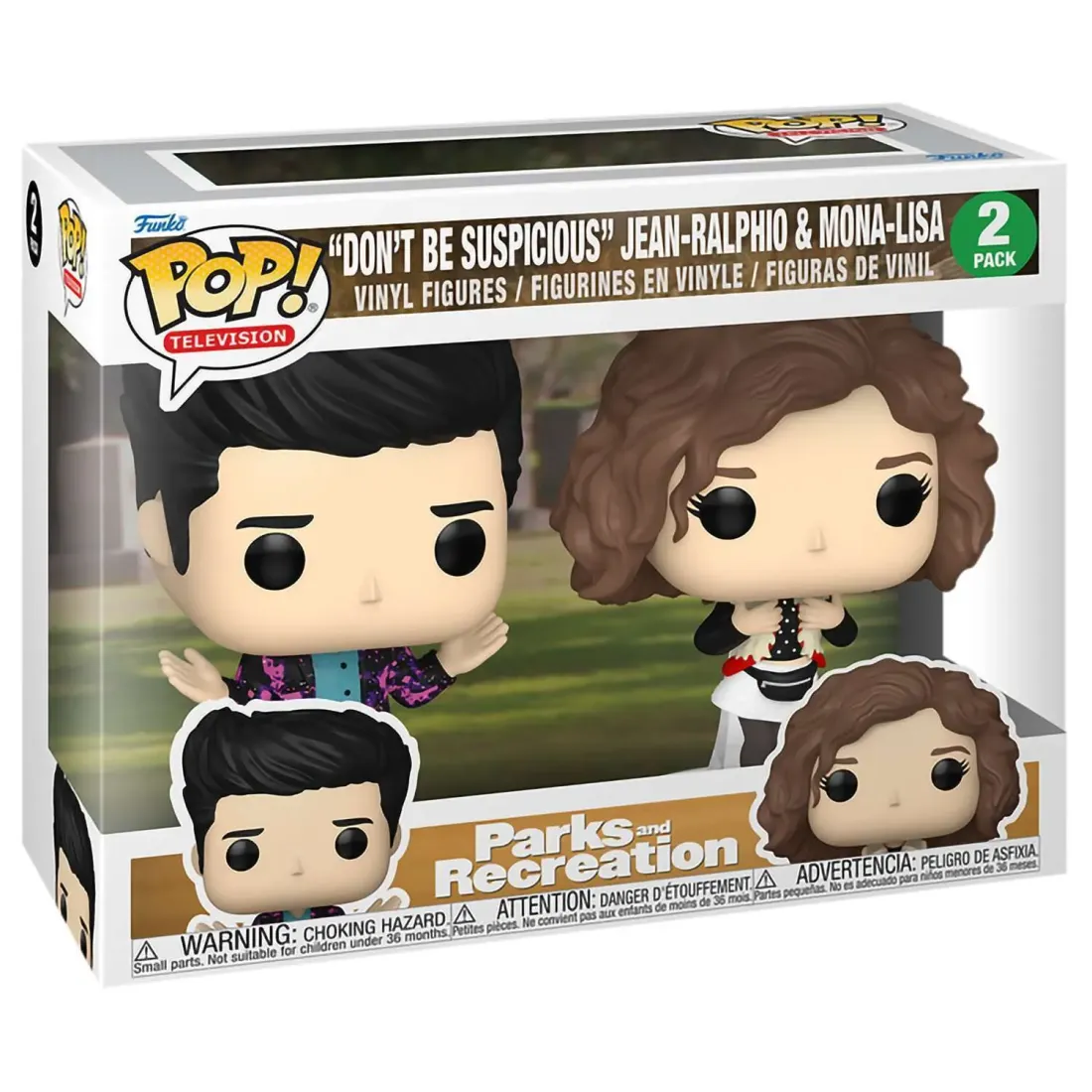 Фигурка Funko POP! TV Parks and Recreation 15th Dont Be Suspicious Jean-Ralphio & Mona-Lisa2PK 80174