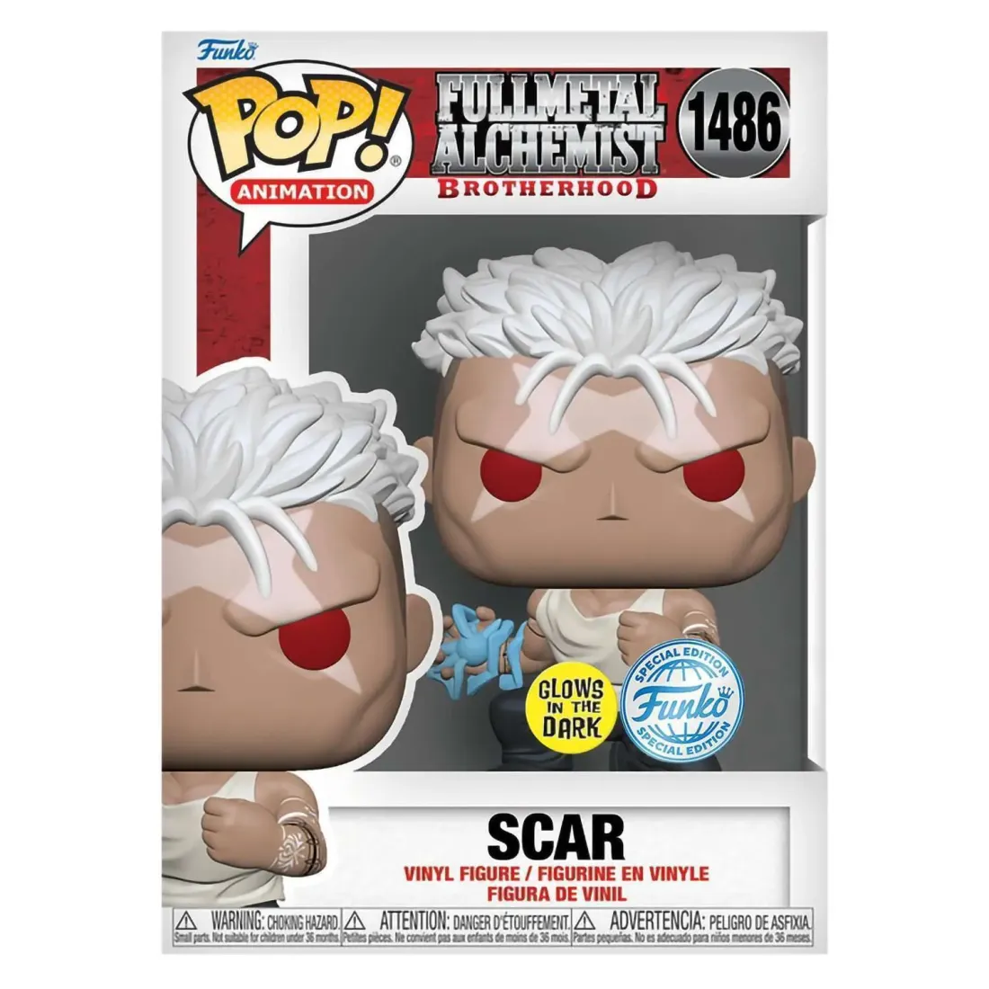 Фигурка Funko POP! Animation Fullmetal Alchemist Brotherhood Scar (GW) (Exc) (1486) 74394