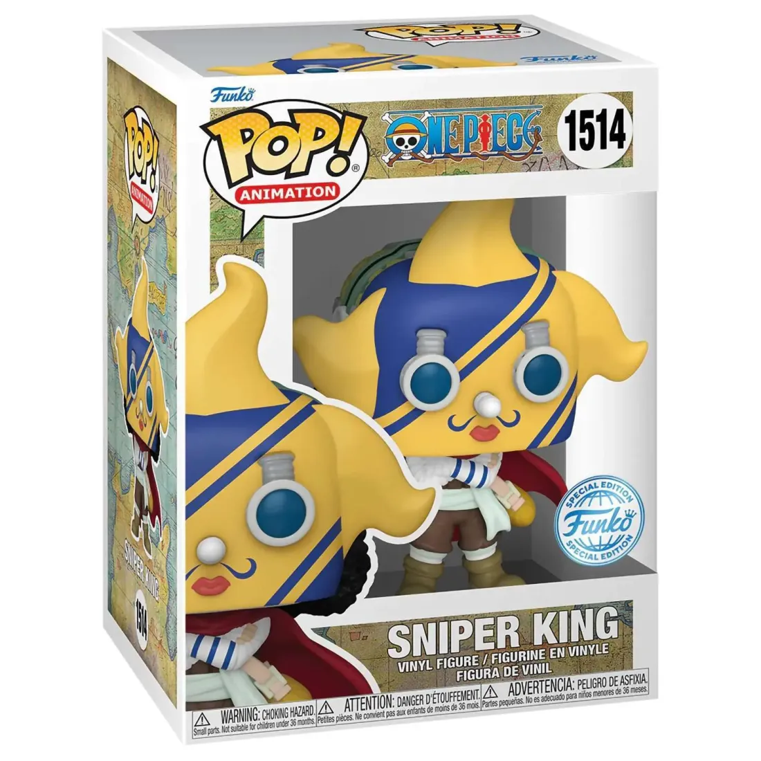 Фигурка Funko POP! Animation One Piece Sniper King w/Chase (Exc) (1514) 76913