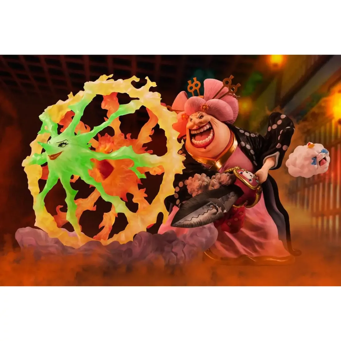 Фигурка Figuarts One Piece Battle of Monster on Onigashia Charlotte Linlin Oiran Olin 4573102630001