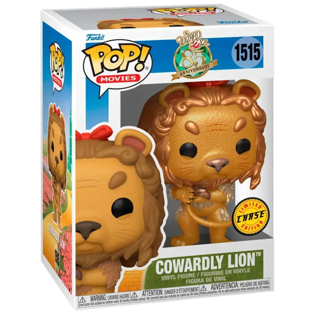 Фигурка Funko POP! Movies The Wizard of Oz 85th Cowardly Lion w/(FL) Chase (1515) 75973