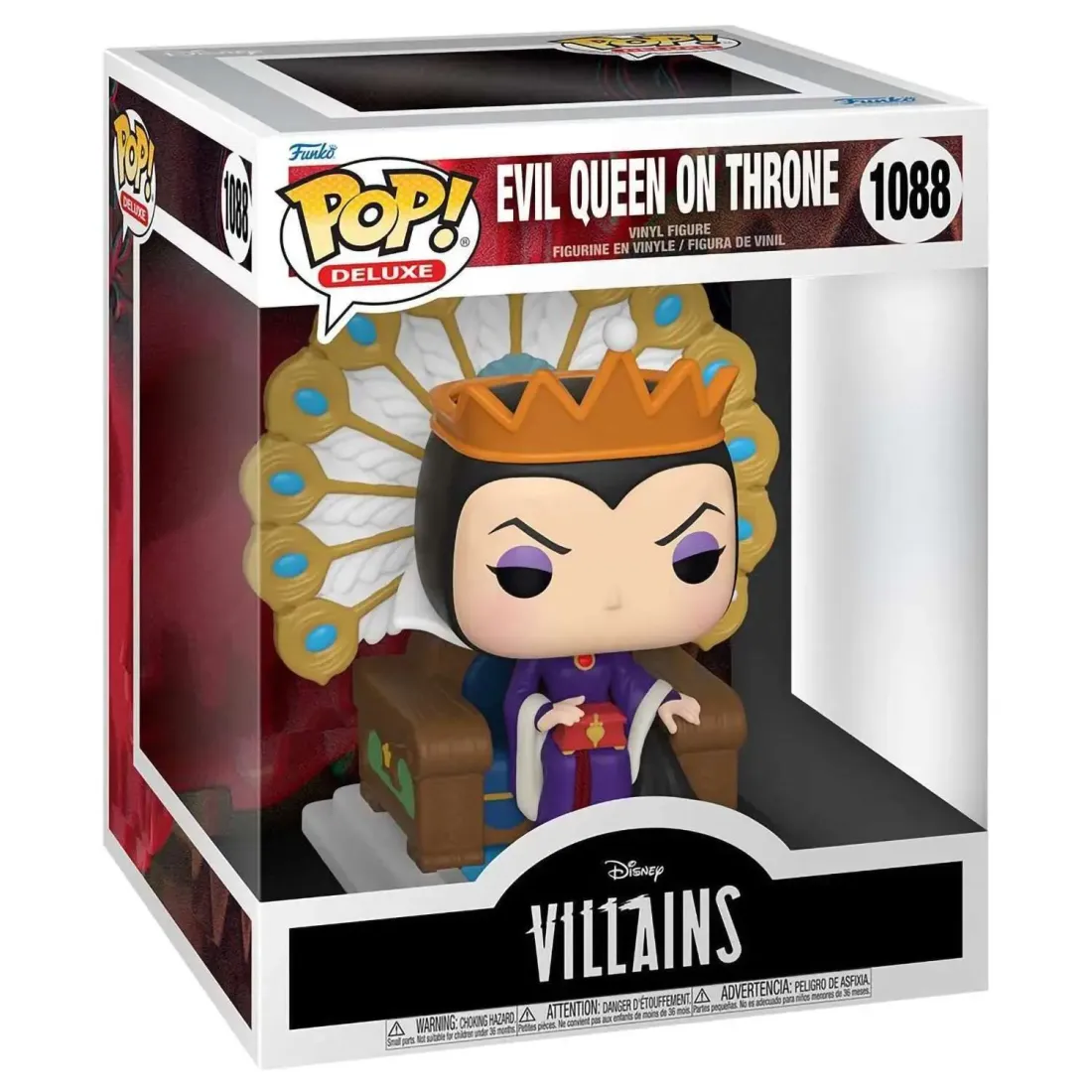 Фигурка Funko POP! Deluxe Disney Villains Evil Queen on Throne (1088) 50270