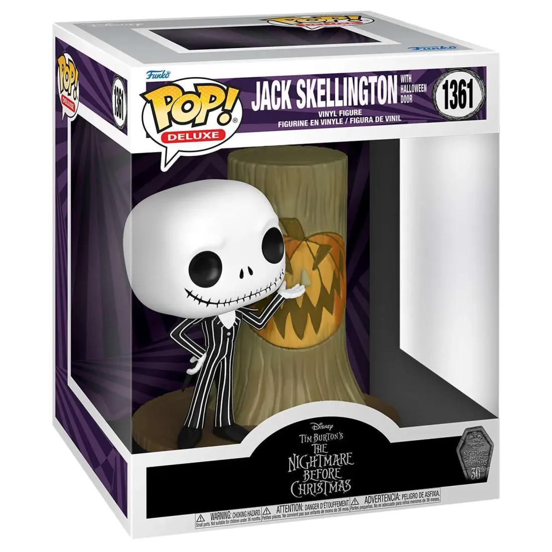Фигурка Funko POP! Deluxe Disney TNBC 30th Jack Skellington w/Halloween Door (1361) 72311