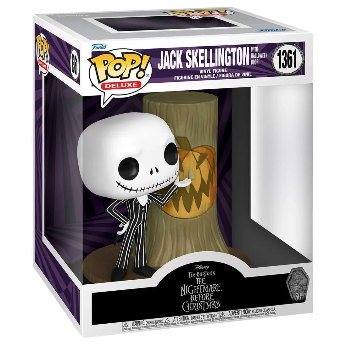 Фигурка Funko POP! Deluxe Disney TNBC 30th Jack Skellington w/Halloween Door (1361) 72311