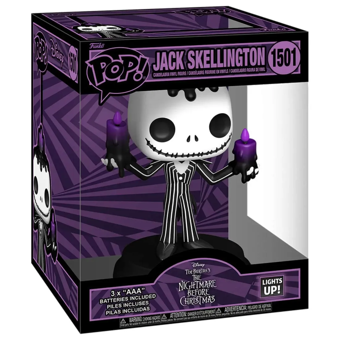 Фигурка Funko POP! Disney TNBC Jack Skellington Holding Candles (SFX) 6" (1501) 79913
