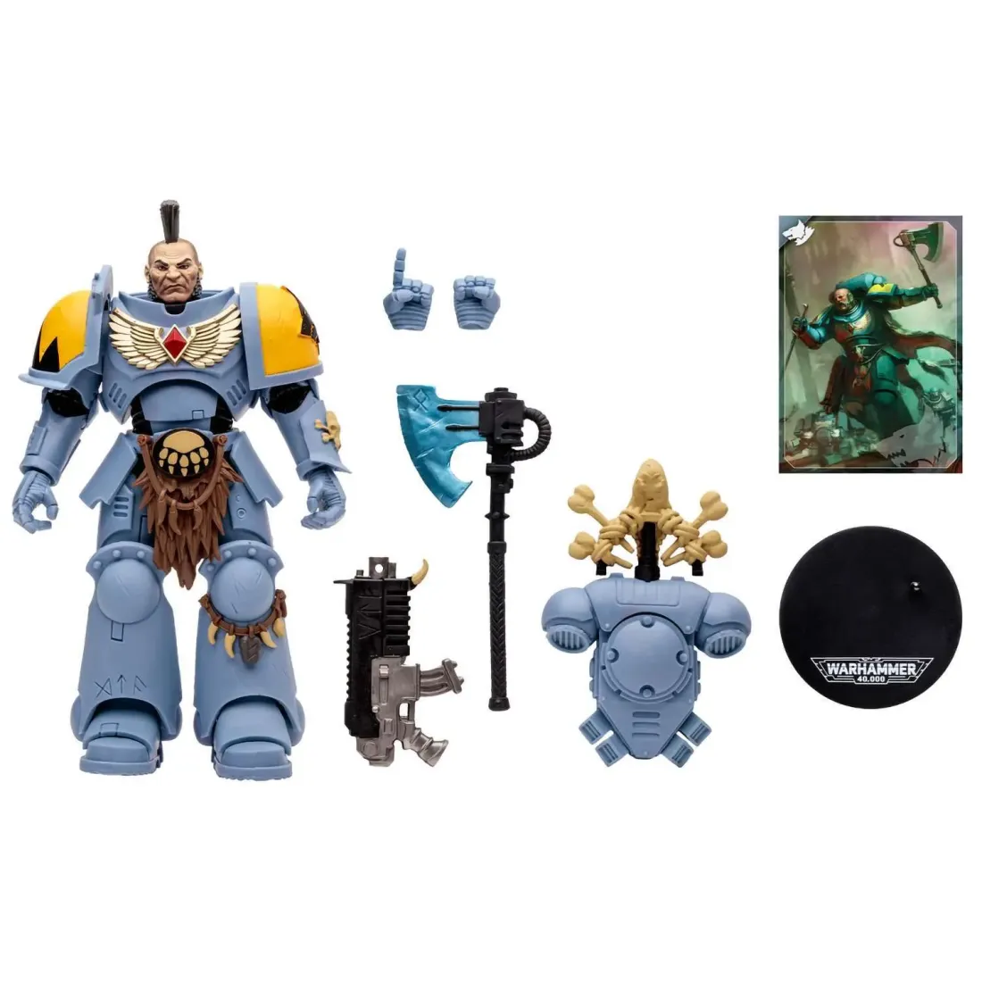 Фигурка Warhammer 40k Space Wolves Wolf Guard 18см 787926109320