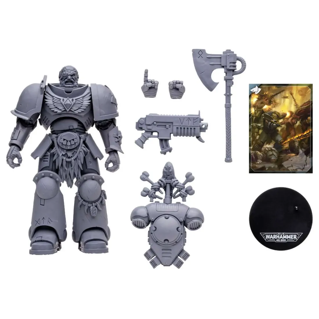 Фигурка Warhammer 40k Space Wolves Wolf Guard Artist Proof 18см 109344