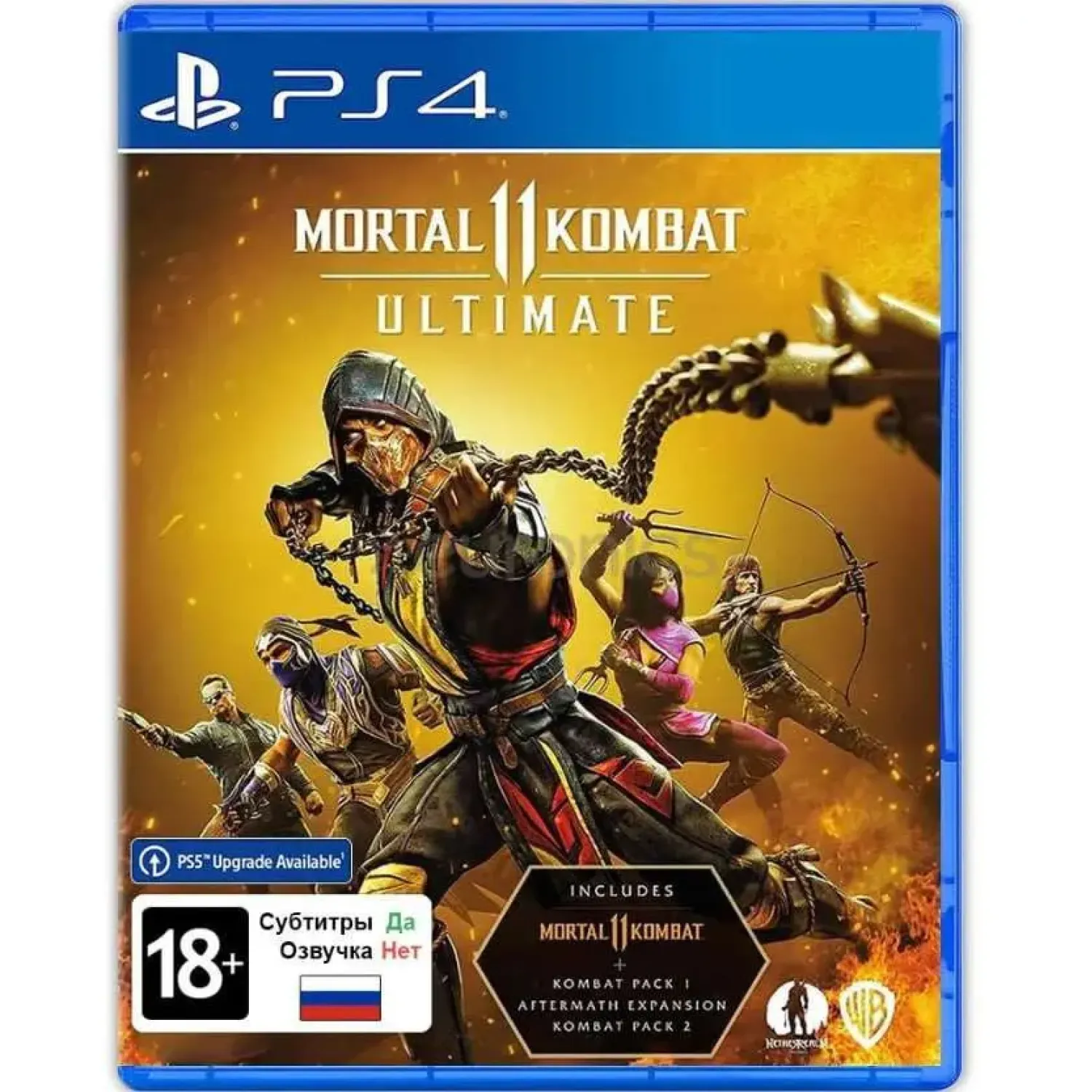 Mortal Kombat 11 Ultimate Edition для PS4 Русские субтитры
