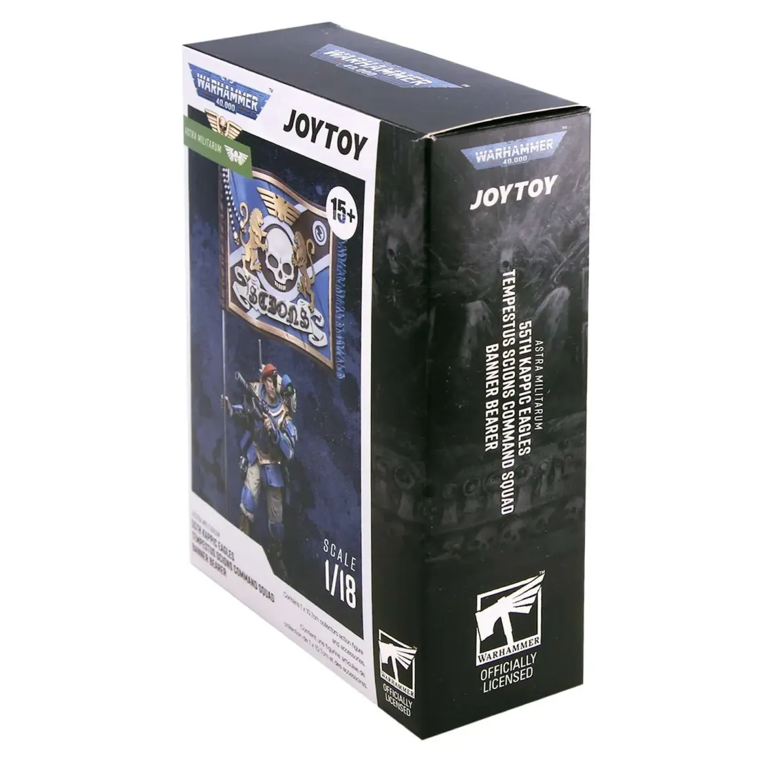 Фигурка Warhammer 40K Astra Militarum Tempestus Scions Command Squad 55th Kappic Eagles Banner Beare