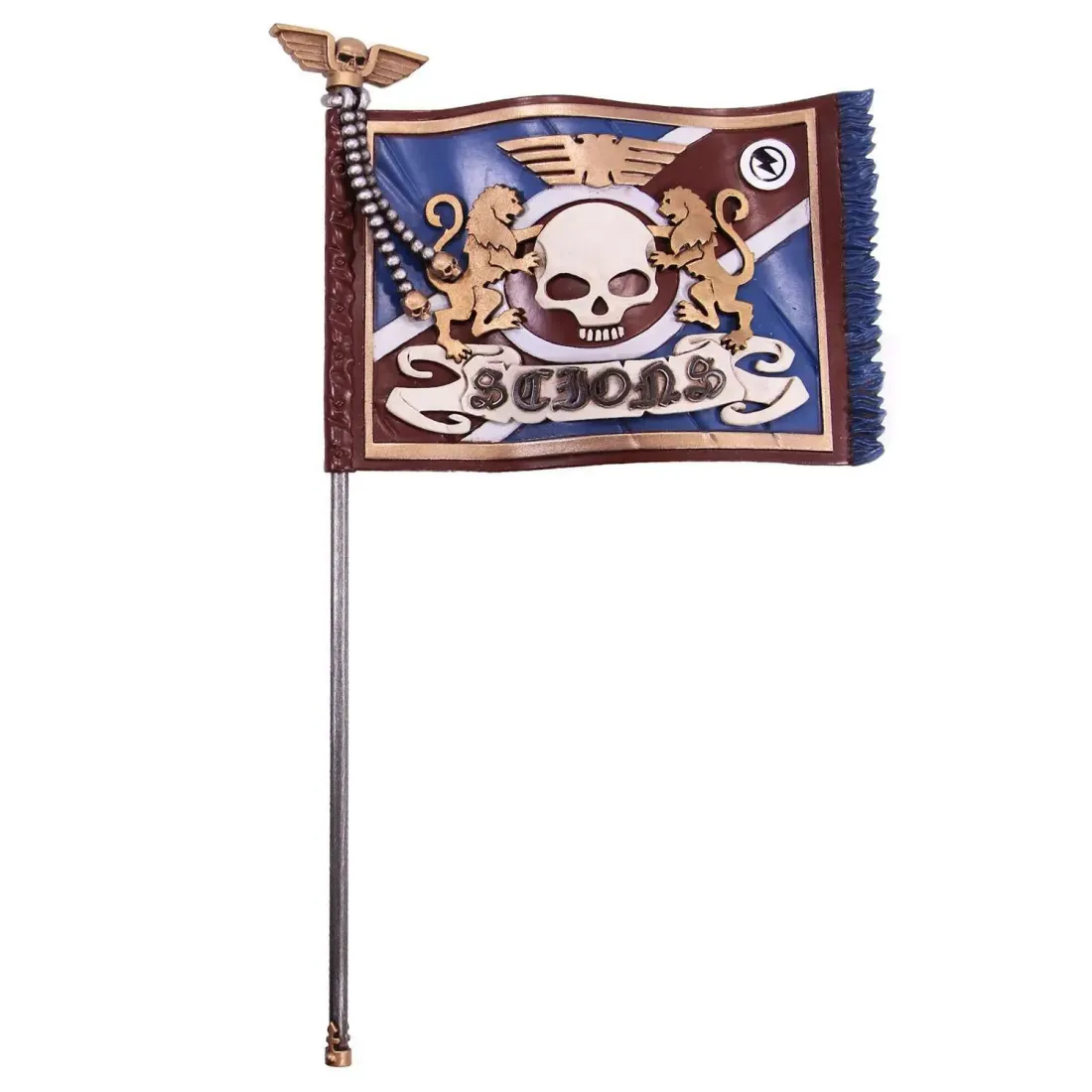 Фигурка Warhammer 40K Astra Militarum Tempestus Scions Command Squad 55th Kappic Eagles Banner Beare