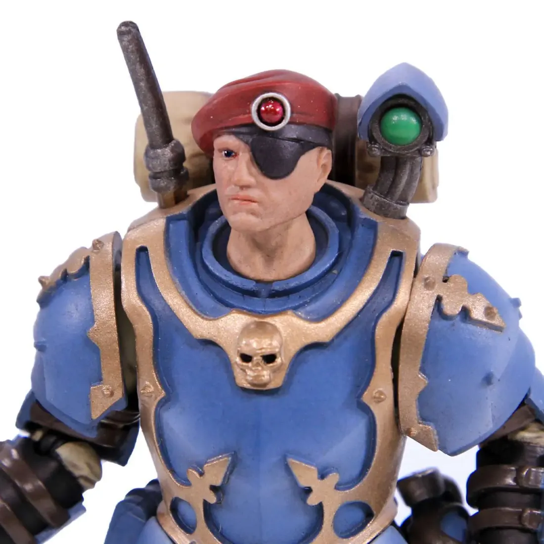 Фигурка Warhammer 40K Astra Militarum Tempestus Scions Command Squad 55th Kappic Eagles Banner Beare