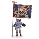 Фигурка Warhammer 40K Astra Militarum Tempestus Scions Command Squad 55th Kappic Eagles Banner Beare