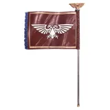 Фигурка Warhammer 40K Astra Militarum Tempestus Scions Command Squad 55th Kappic Eagles Banner Beare