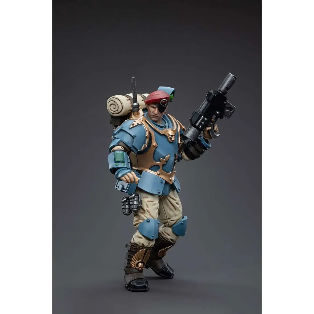 Фигурка Warhammer 40K Astra Militarum Tempestus Scions Command Squad 55th Kappic Eagles Banner Beare