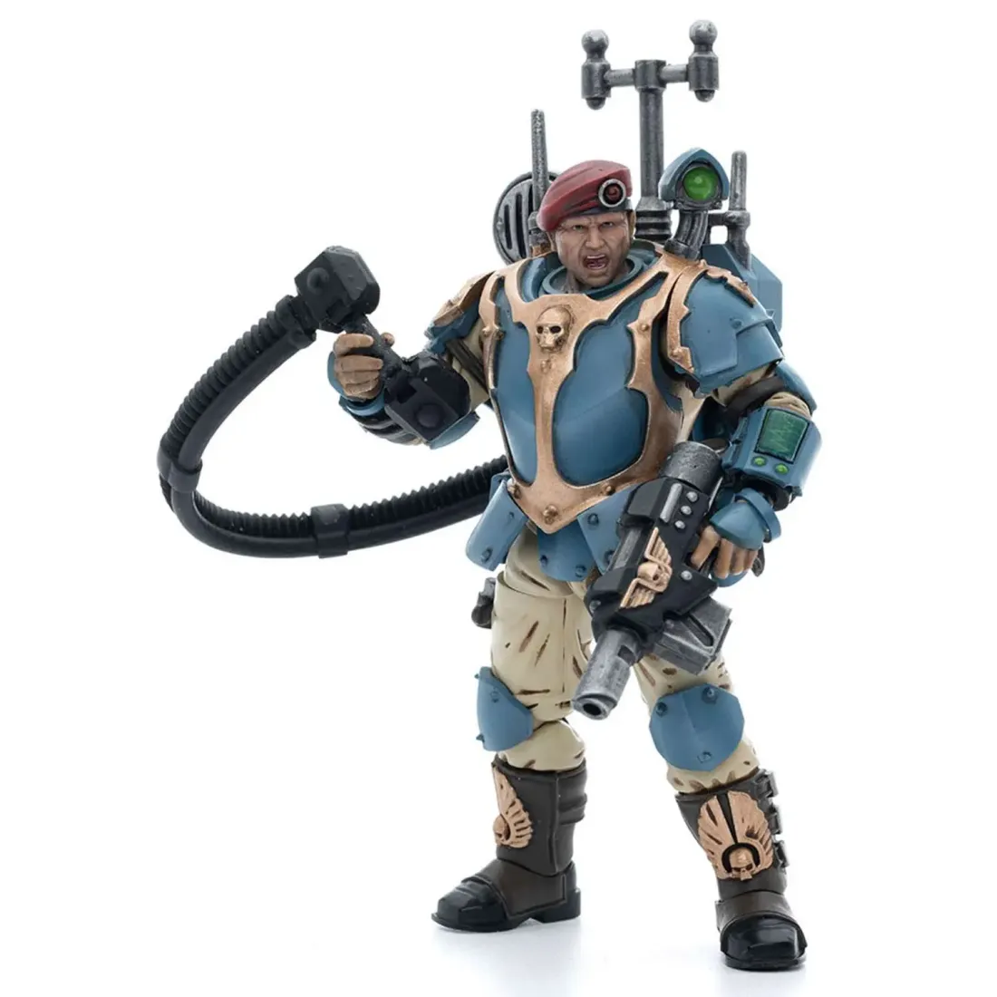 Фигурка Warhammer 40K Astra Militarum Tempestus Scions Command Squad 55th Kappic Eagles Vox Operator