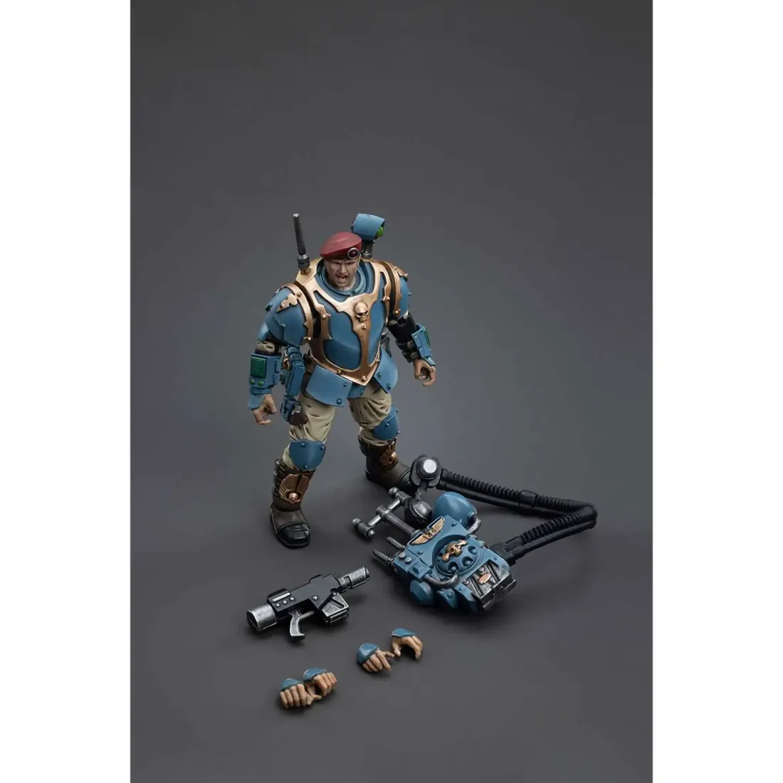 Фигурка Warhammer 40K Astra Militarum Tempestus Scions Command Squad 55th Kappic Eagles Vox Operator