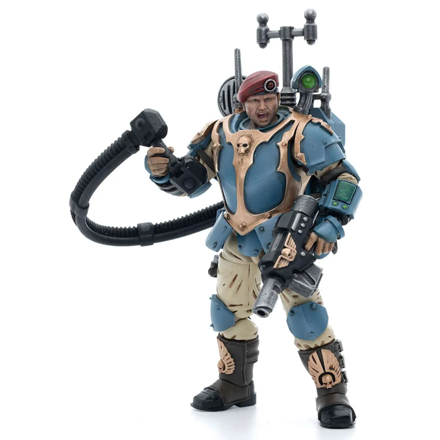 Фигурка Warhammer 40K Astra Militarum Tempestus Scions Command Squad 55th Kappic Eagles Vox Operator