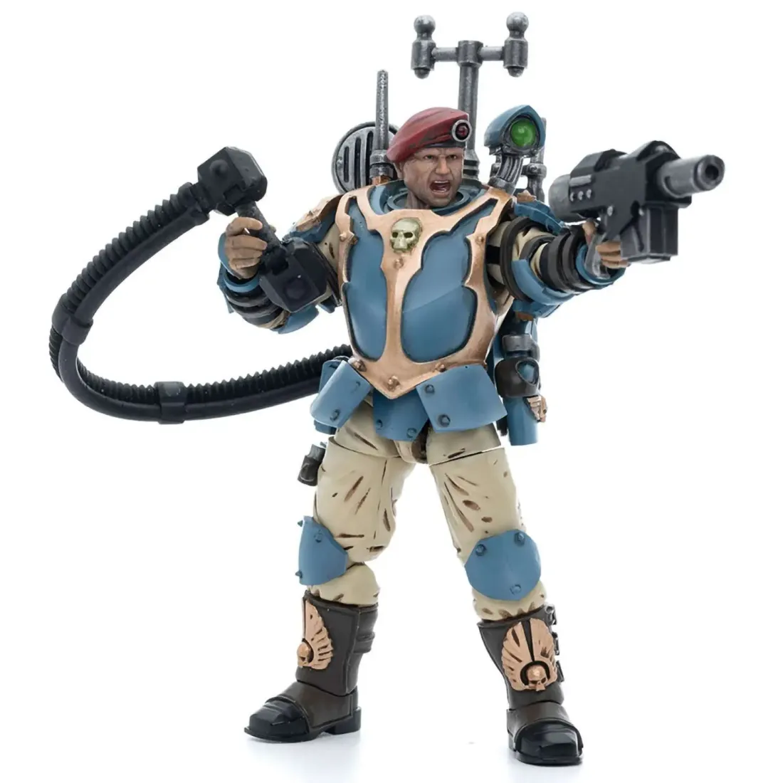 Фигурка Warhammer 40K Astra Militarum Tempestus Scions Command Squad 55th Kappic Eagles Vox Operator