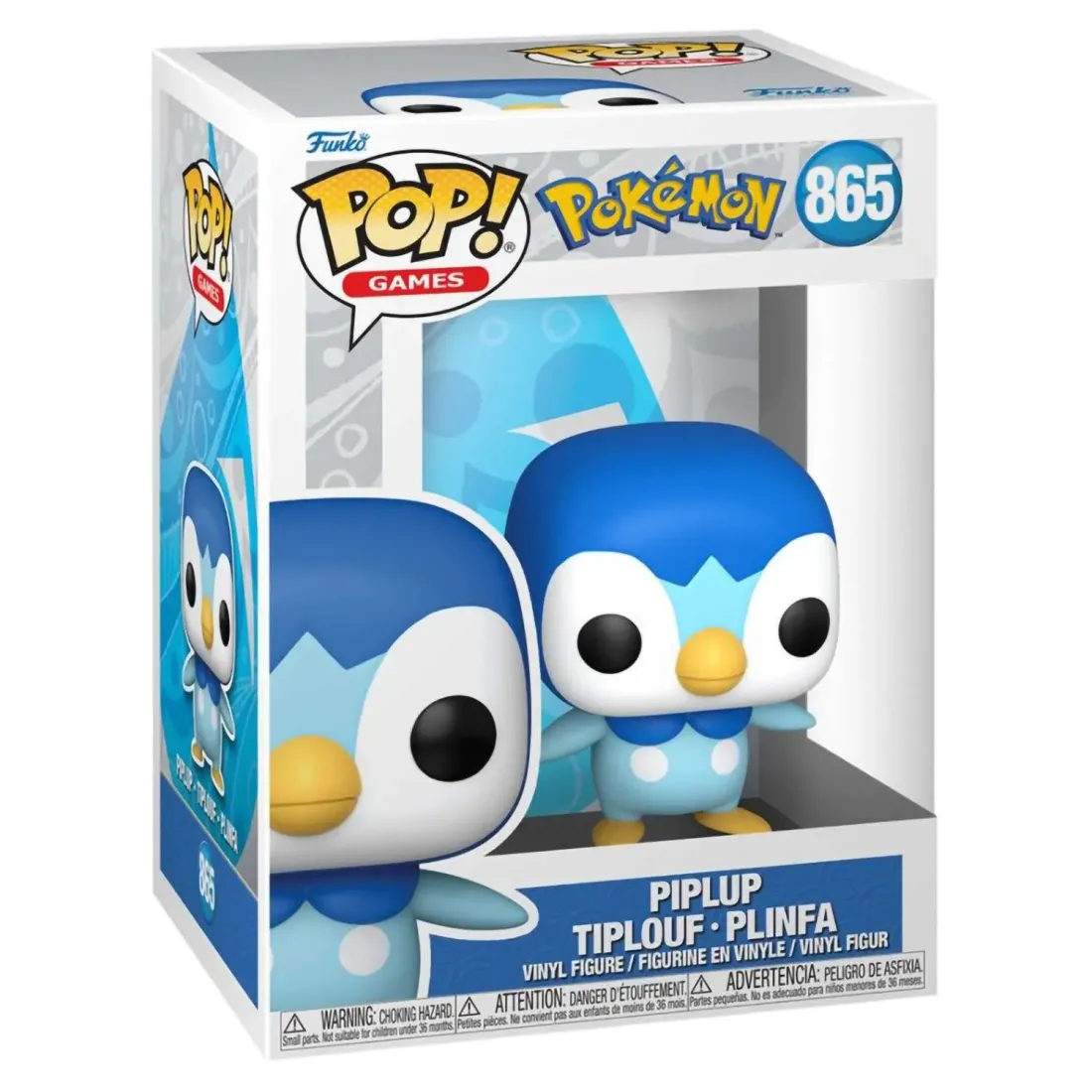 Фигурка Funko POP! Games Pokemon Piplup (865) 74213