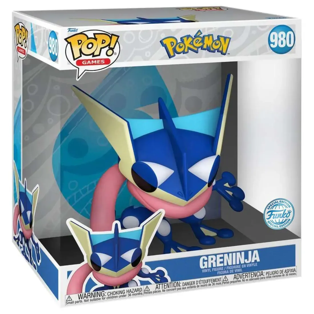 Фигурка Funko POP! Games Pokemon Greninja 10" (980) 73979