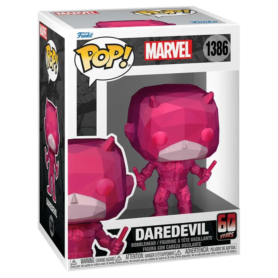 Фигурка Funko POP! Bobble Marvel Daredevil 60th Daredevil (Facet) (1386)​ 81049