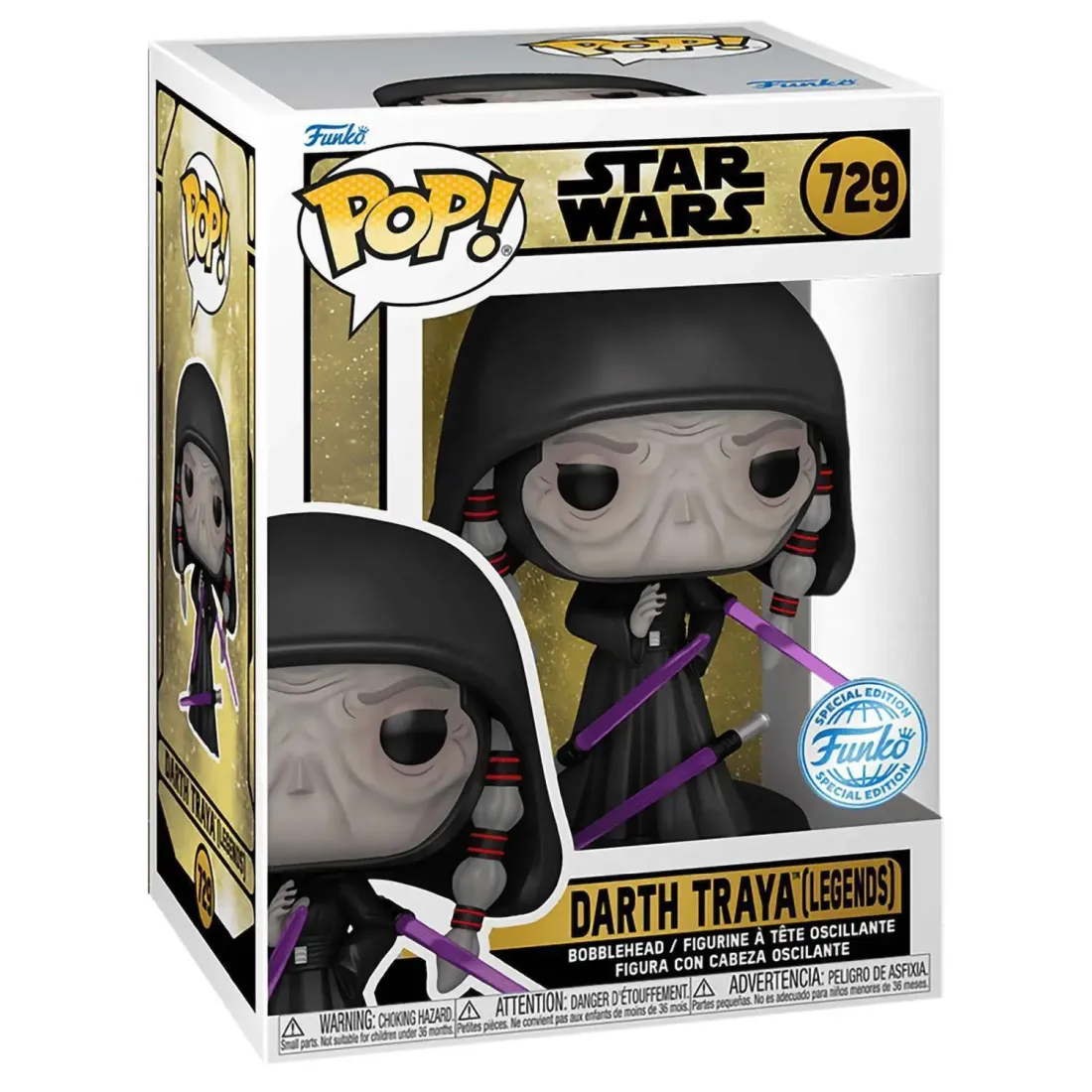 Фигурка Funko POP! Bobble Star Wars Gaming Greats Darth Traya (Legends) (Exc) (729) 81944