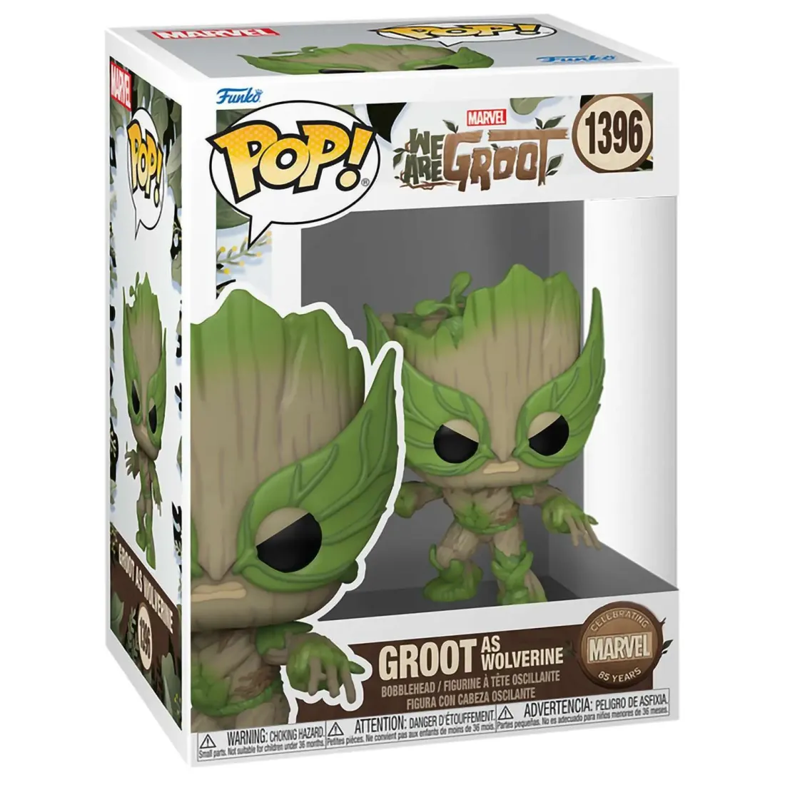 Фигурка Funko POP! Bobble Marvel We Are Groot Groot as Wolverine (1396) 79519