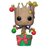 Фигурка Funko POP! Bobble Marvel Holiday Groot w/ Lights & Ornaments (399) 33982