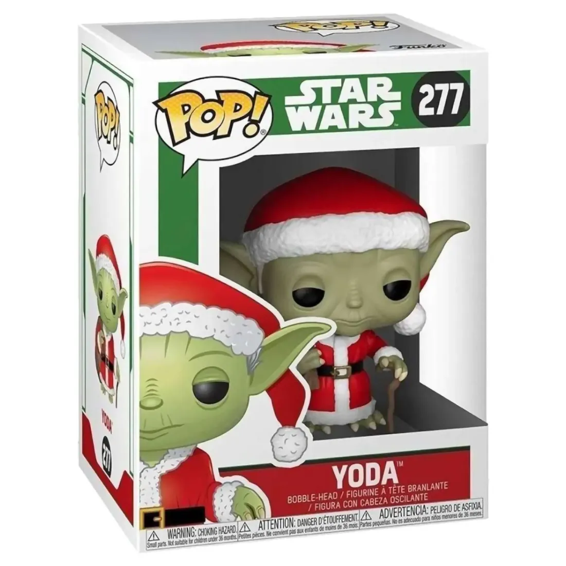 Фигурка Funko POP! Bobble Star Wars Holiday Santa Yoda (277) 33885