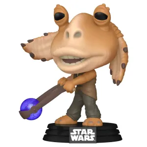Фигурка Funko POP! Bobble Star Wars Ep 1 TPM 25th Jar Jar Binks w/ Booma Bal (700) 76017