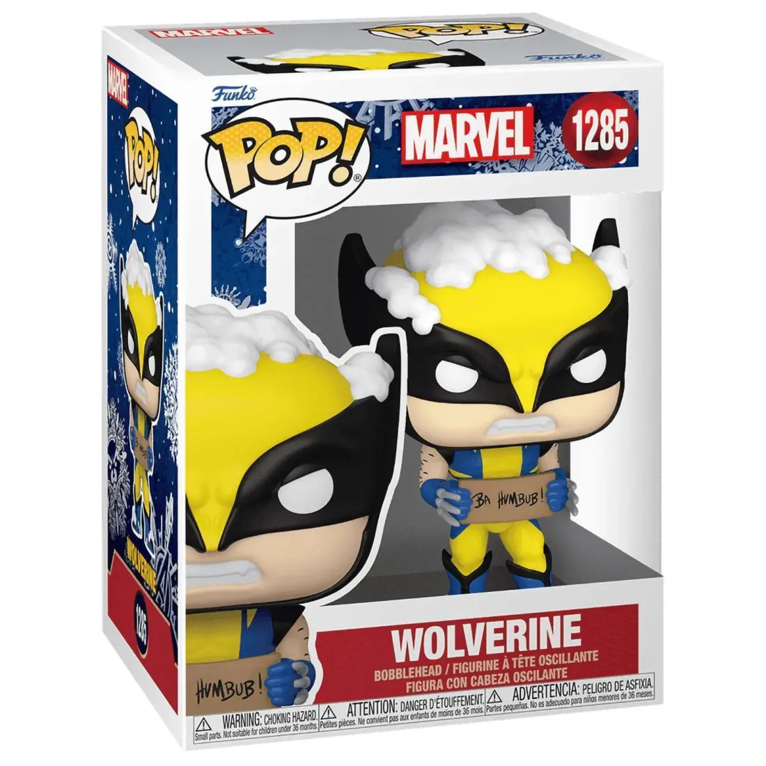Фигурка Funko POP! Bobble Marvel Holiday Wolverine w/ Sign (1285) 72191