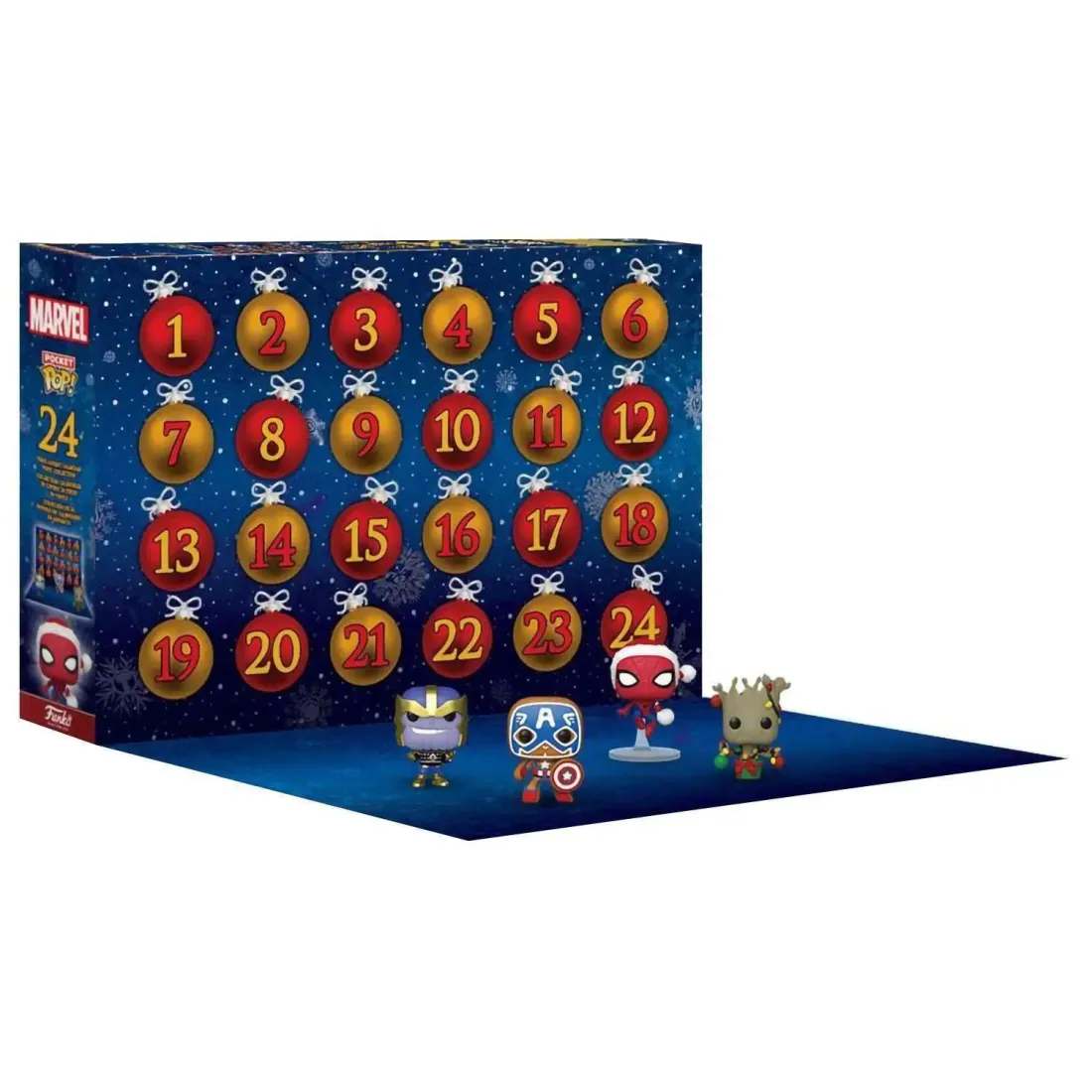 Набор подарочный Funko Advent Calendar Marvel Holiday 2022 (Pkt POP) 24 фигурки 62093