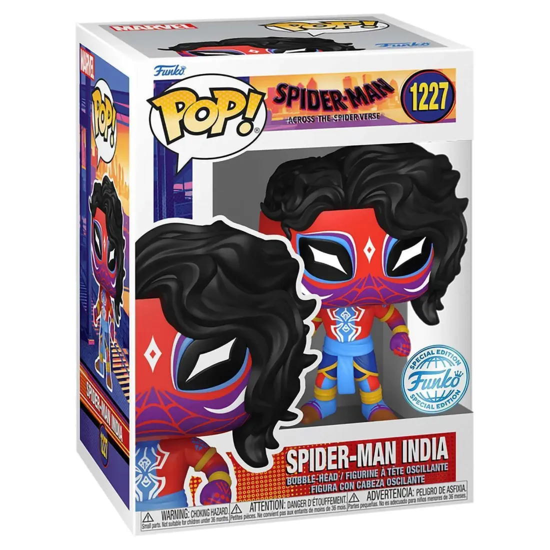 Фигурка Funko POP! Bobble Marvel Spider-Man ATSV Spider-Man India (1227) 65726