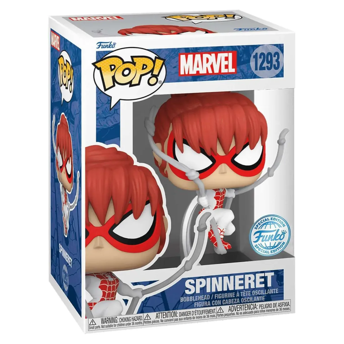 Фигурка Funko POP! Bobble Marvel Spider-Man Spinneret (Exc) (1293) 74527