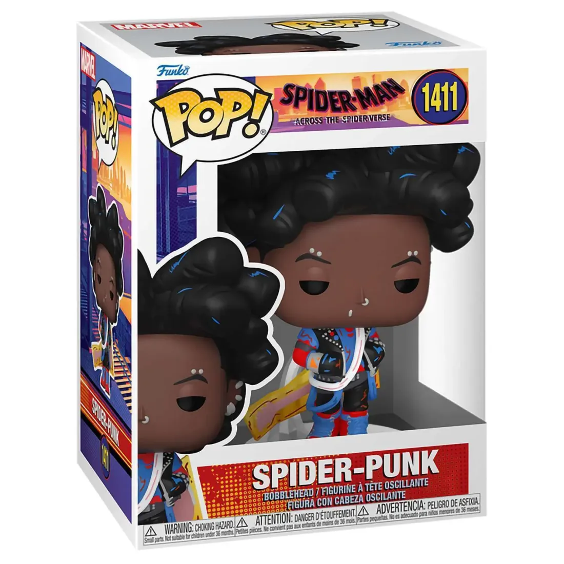 Фигурка Funko POP! Bobble Marvel Spider-Man ATSV S2 Spider-Punk (Unmasked) (1411) 82649