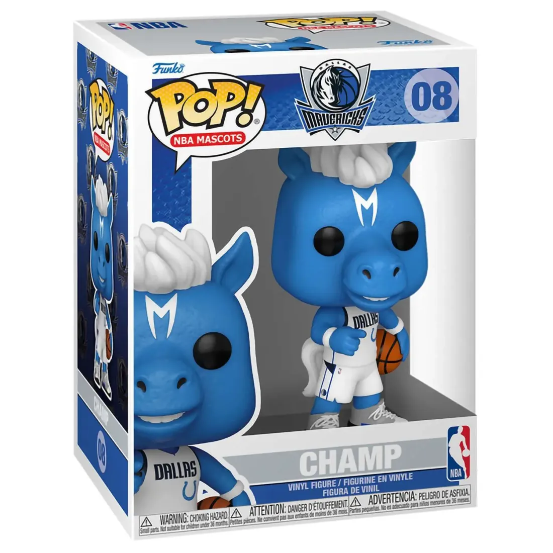 Фигурка Funko POP! NBA Mascots Dallas Champ (08) 52168