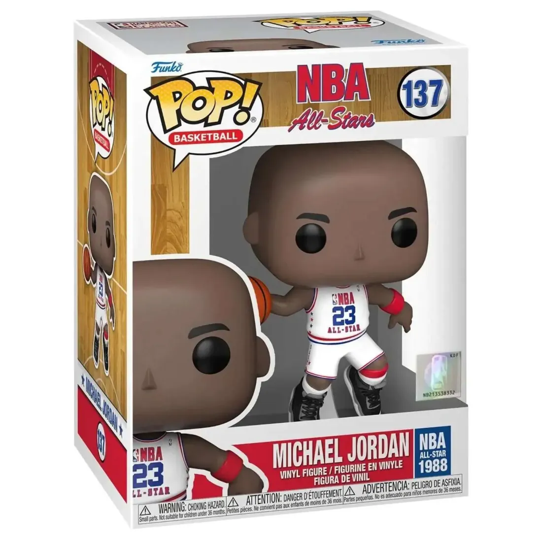 Фигурка Funko POP! NBA All-Stars Michael Jordan (White All-Star Uni 1988) (137) 59374
