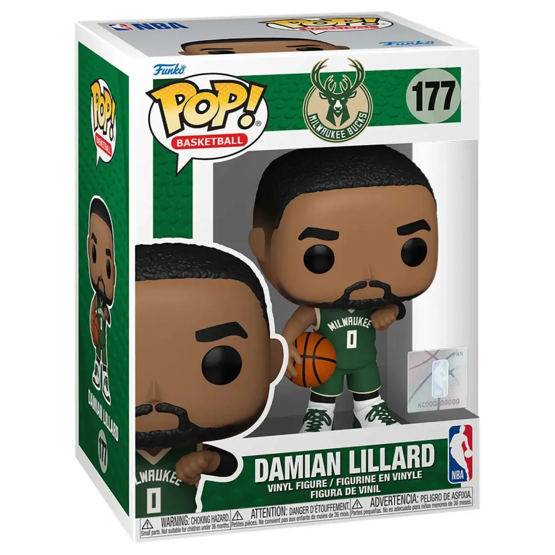 Фигурка Funko POP! NBA Bucks Damian Lillard (177) 83408