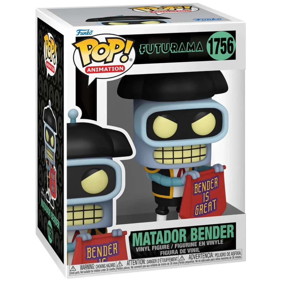 Фигурка Funko POP! Animation Futurama S4 Matador Bender (1756) 80080