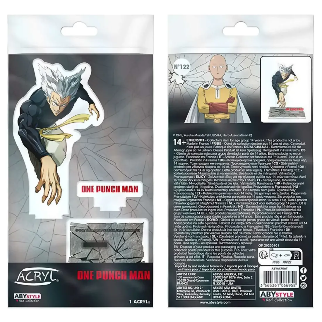 Акриловая фигурка One Punch Man Acryl Garoh X2 ABYACF122